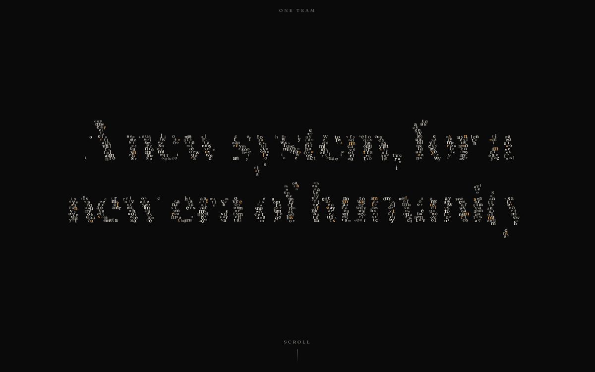 Typographic Awe